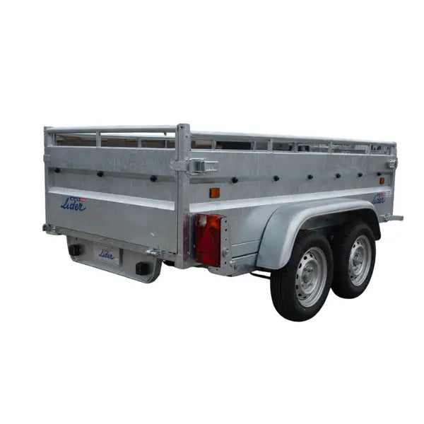 LIDER – Remorque benne hydraulique double essieu 253 × 134 × 50 cm – PTAC 1 500 kg - Vue 7