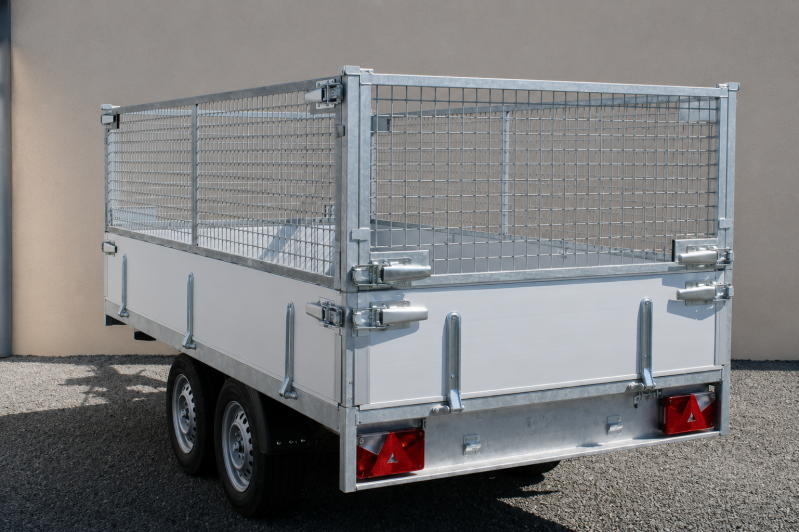Remorque plateau BW PL300x150 - Double essieu - PTAC 500 kg - Vue 2