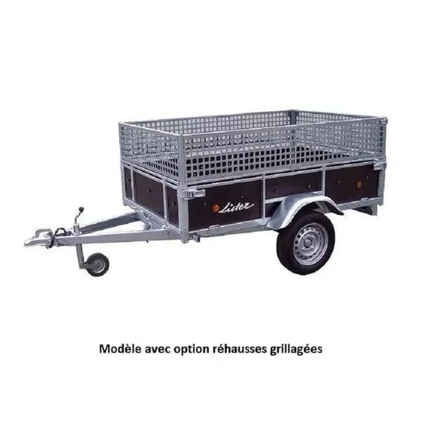 LIDER 34440 – Remorque bois équipée – PTAC 500 kg - Vue 2